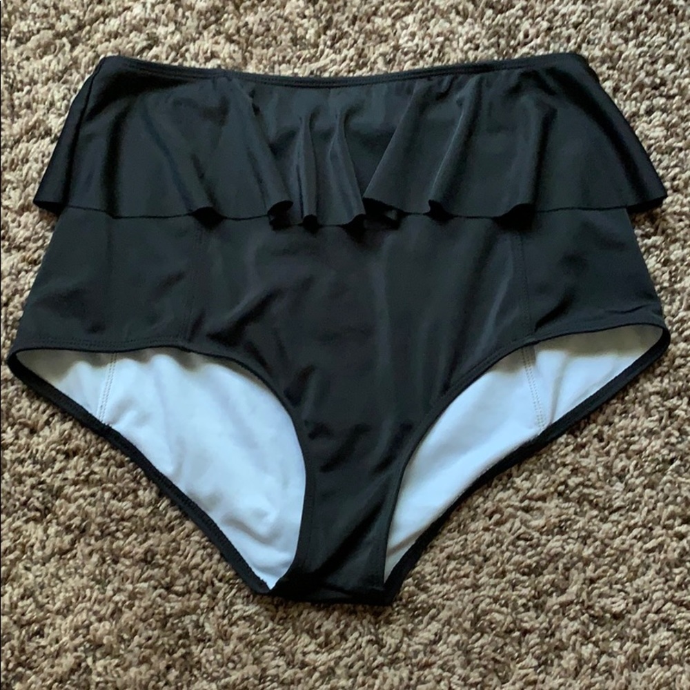 Kortni Jeane Black Peplum Bottoms